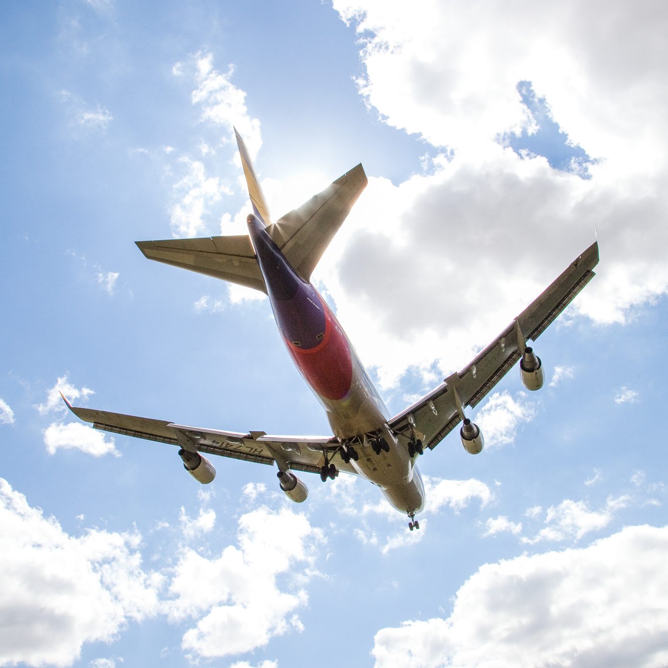 Plane taking off from Stansted Airport