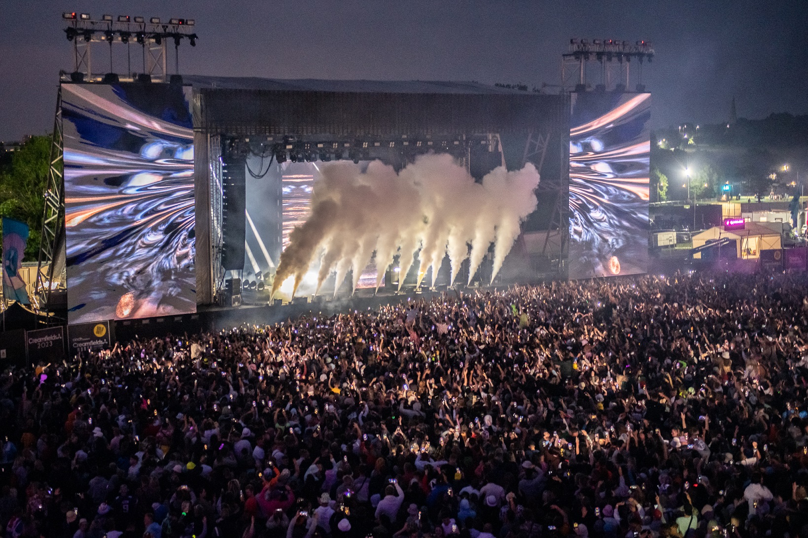 Main stage at Creamfields Festival